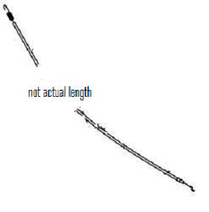 TITINIUM M46SD CLUTCH CABLE